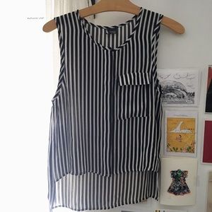 Urban Outfitters - striped button down tank top